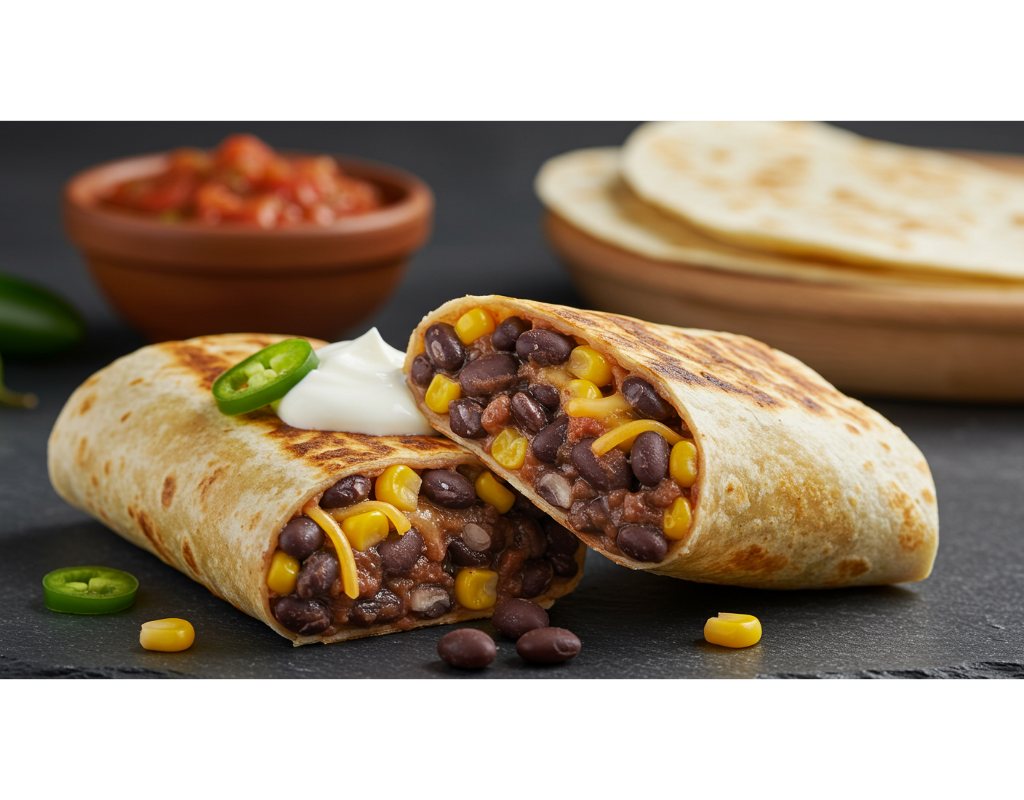 Hearty Black Bean Breakfast Burritos: Easy Recipe, Tips & Video 5 Breakfast Burritos with Black Beans
