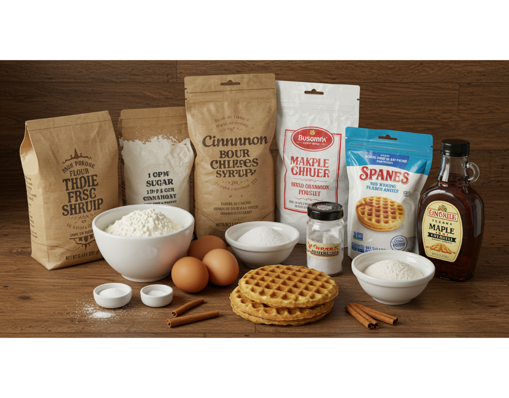 Ingredient Maple Cinnamon Waffles