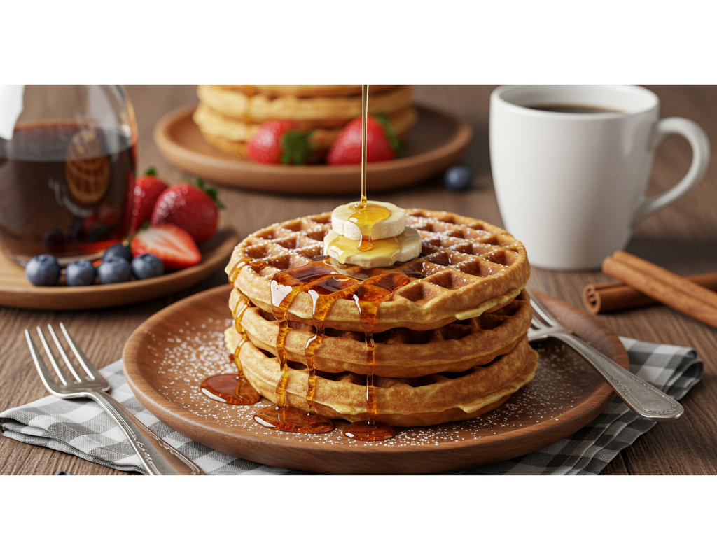 Maple Cinnamon Waffles