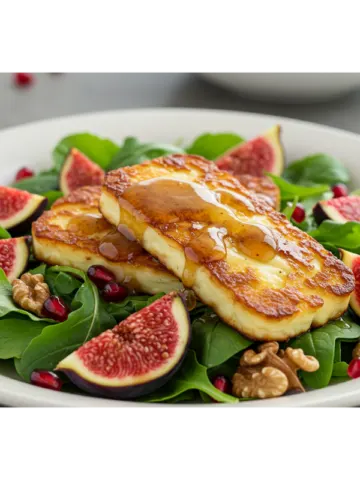 Spiced Honey-Glazed Halloumi & Fig Salad: A Sweet & Savory Delight 3 Spiced Honey-Glazed Halloumi & Fig Salad: A Sweet & Savory Delight