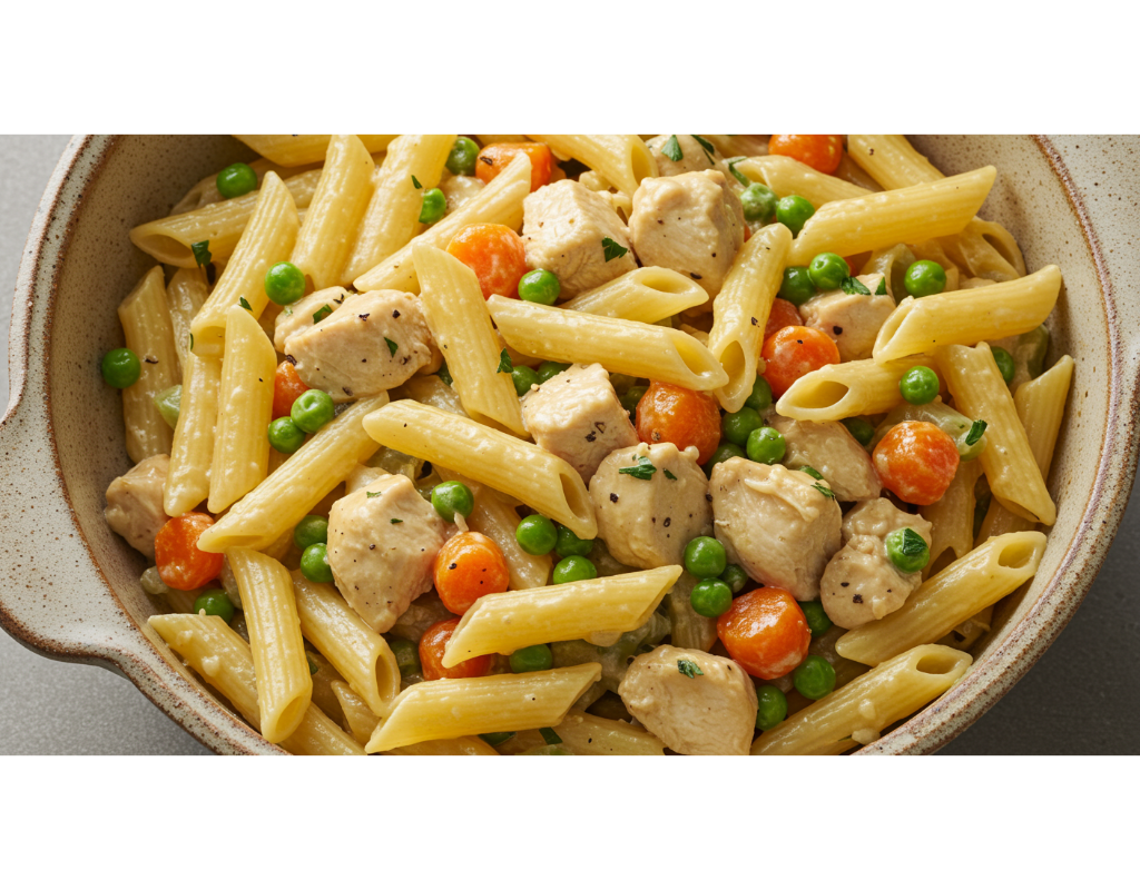 Easy Chicken Pot Pie Pasta: Your Ultimate Comfort Food Fix! 1 Chicken Pot Pie Pasta