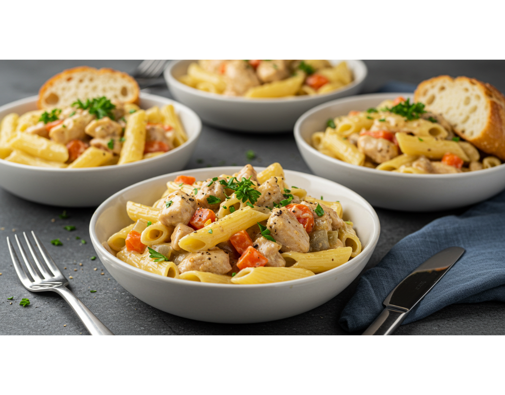 Easy Chicken Pot Pie Pasta: Your Ultimate Comfort Food Fix! 5 Chicken Pot Pie Pasta