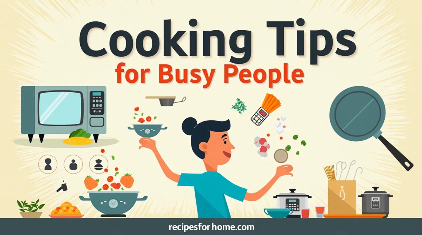 Cooking Tips for Busy People: Simple Hacks for Quick and Healthy Meals 1 Cooking tips for busy people