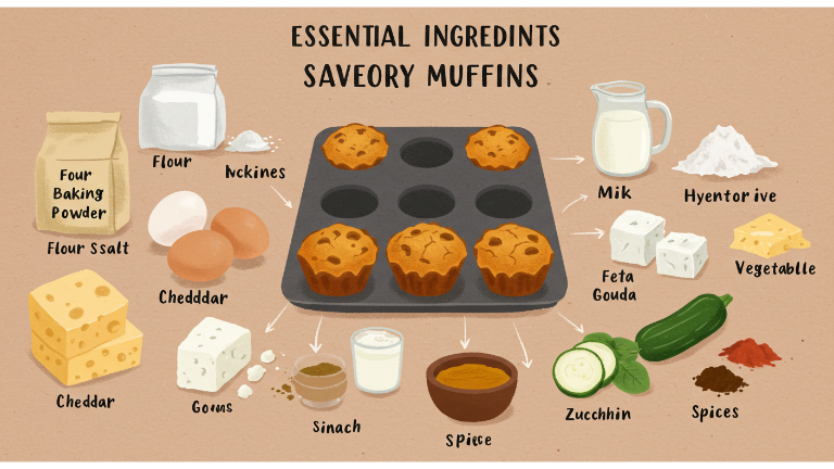 The Ultimate Guide to Savory Breakfast Muffin Ingredients: How to Bake Perfect Muffins 4 Savory Breakfast Muffin Ingredients