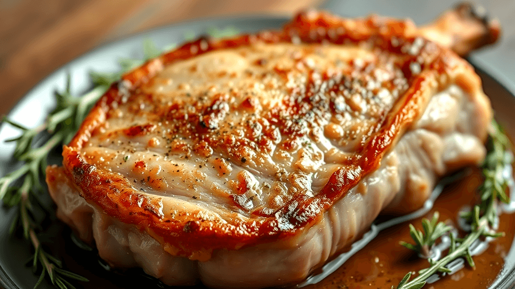 Sous vide pork chops recipe