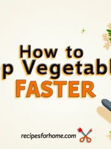 How to Chop Vegetables Faster: Quick Tips & Techniques 8 How to Chop Vegetables Faster: Quick Tips & Techniques