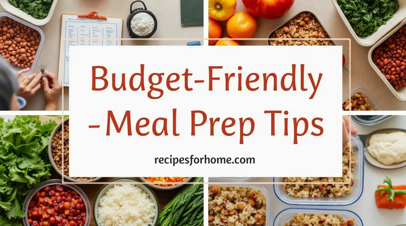 Budget-Friendly Meal Prep Tips: How to Save Health & Money 1 Budget-Friendly Meal Prep Tips