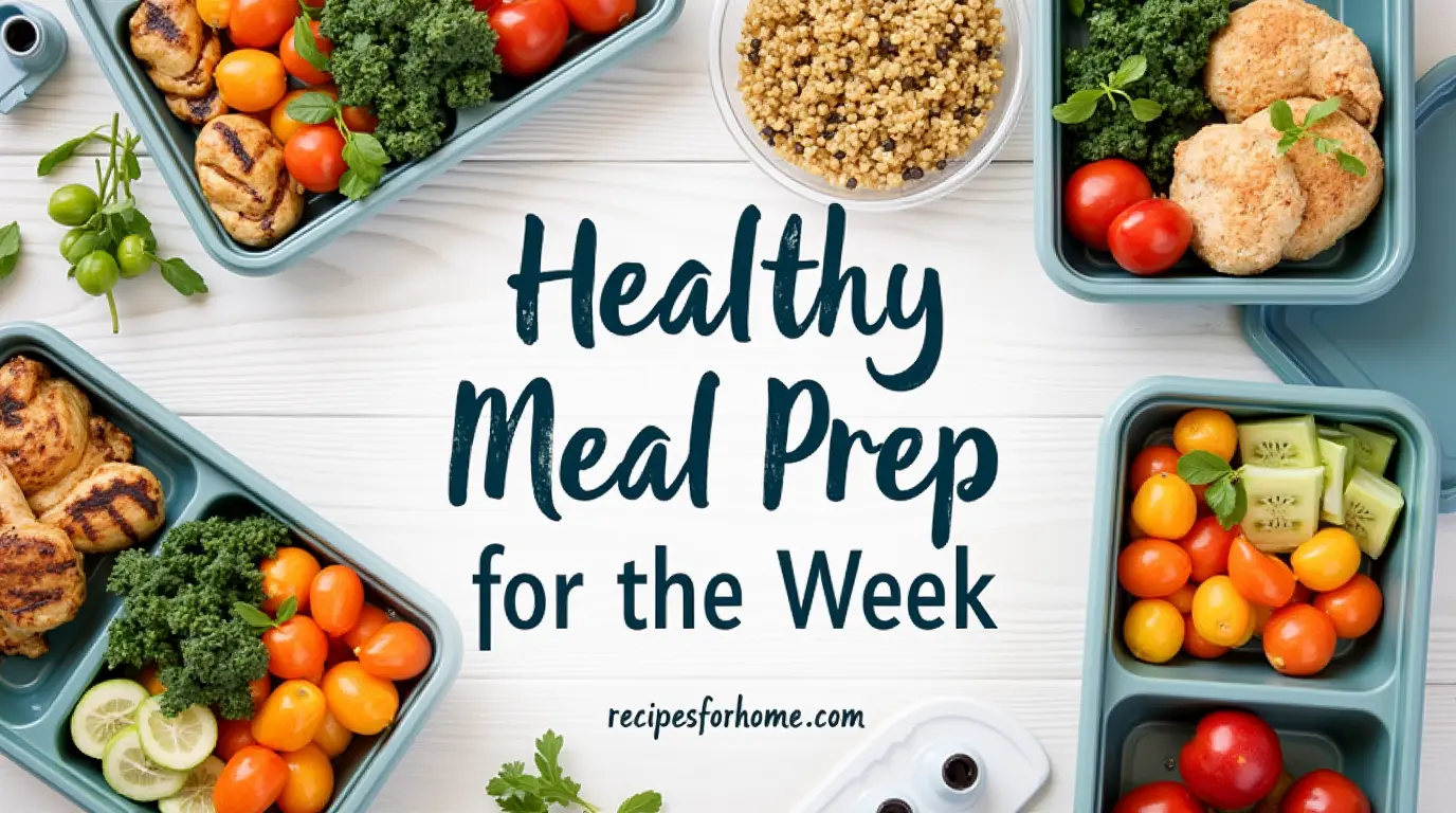 Healthy Meal Prep for the Week: Easy and Quick meal prep 1 Healthy Meal Prep for the Week