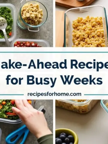 Make-Ahead Recipes for Busy Weeks: Easy Lifesaver Guide 13 Make-Ahead Recipes for Busy Weeks: Easy Lifesaver Guide