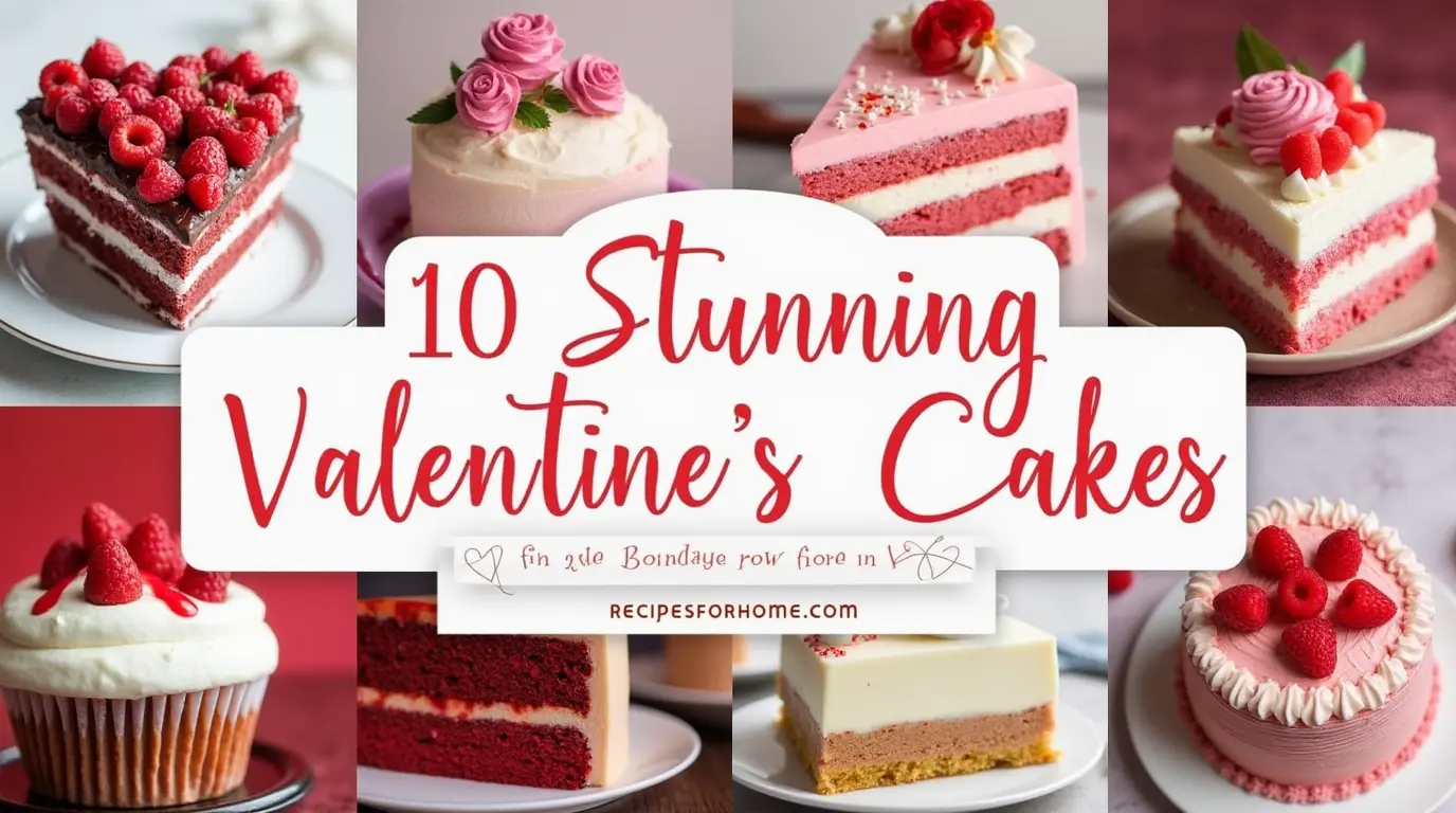 Valentine’s cakes to bake