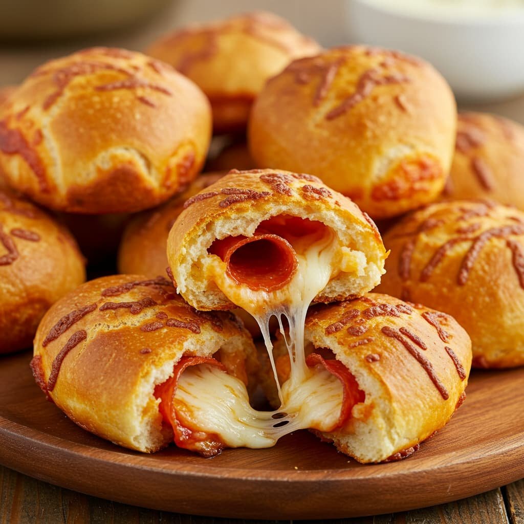 Ultimate Guide to Making Delicious Pepperoni Pizza Bombs 8 Serving Pepperoni Pizza Bombs with dipping sauces