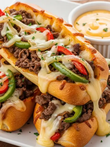 Cheesy Philly Cheesesteak Stuffed Breadsticks – Irresistibly Savory! 8 Cheesy Philly Cheesesteak Stuffed Breadsticks – Irresistibly Savory!