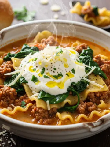 Creamy Alfredo Lasagna Soup – The Ultimate Comfort Food Recipe You’ll Crave!
