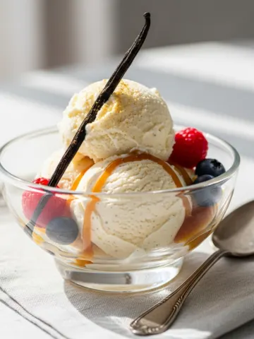 Creamy Homemade Vanilla Ice Cream – Best Classic Summer Dessert Recipe!