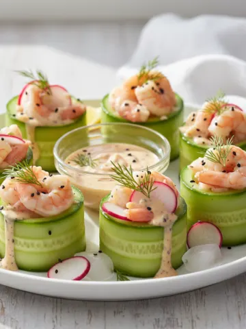Fresh & Festive: Easy Cucumber Prawn Cocktail Cups Recipe 3 Fresh & Festive: Easy Cucumber Prawn Cocktail Cups Recipe