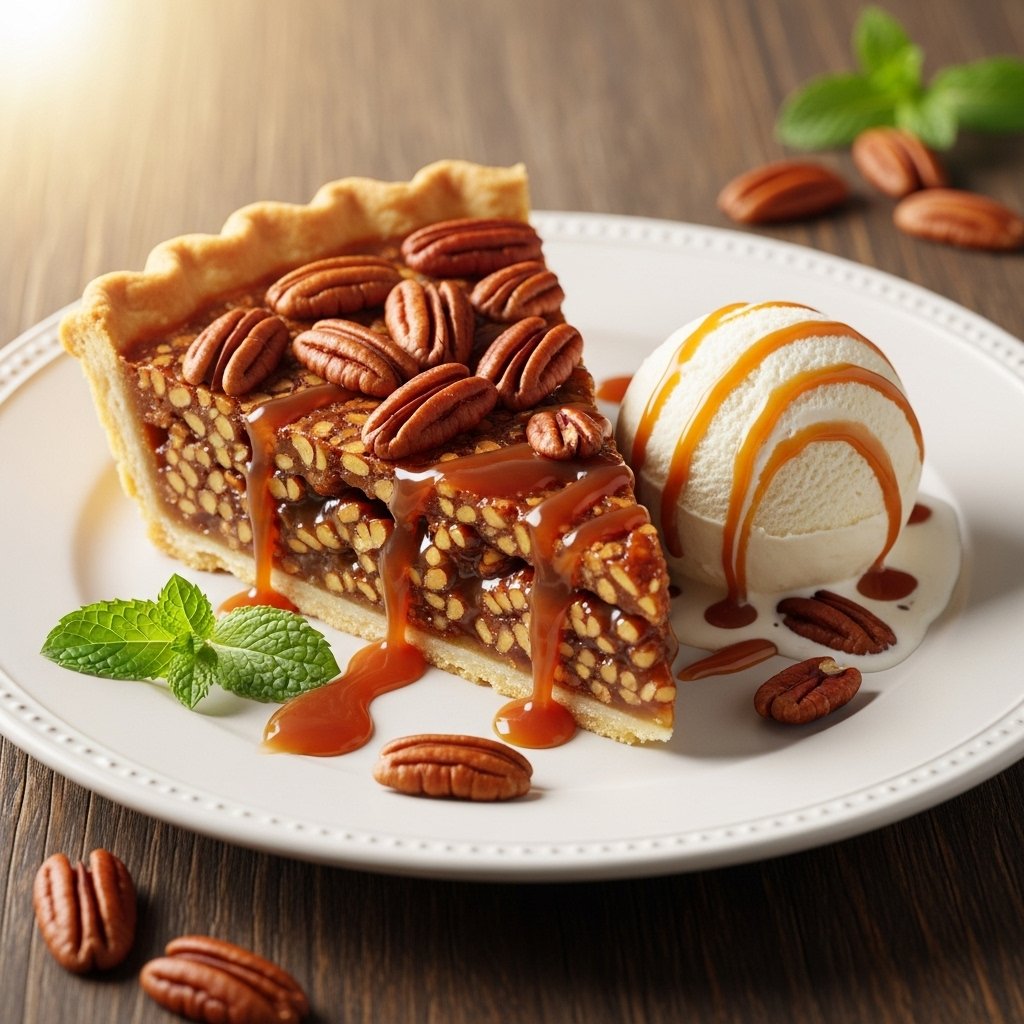 Decadent Caramel Pecan Delight Pie – Your New Favorite Holiday Dessert! 2 Decadent Caramel Pecan Delight Pie, rich with caramel and toasted pecans, perfect for holidays.