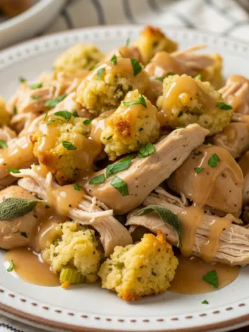 Easy 4-Ingredient Slow Cooker Chicken with Stuffing: The Ultimate Dump-and-Go Dinner!