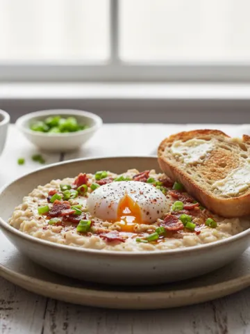 Easy Savory Oatmeal with Poached Egg: Your New Favorite Wholesome Breakfast 2 Easy Savory Oatmeal with Poached Egg: Your New Favorite Wholesome Breakfast