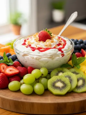 Fluffy Cream Cheese Fruit Dip – Best Easy 3-Ingredient Party Dessert!