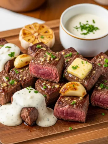 Irresistible Garlic Butter Steak Bites with Creamy Sauce: Your New Favorite Dinner! 19 Irresistible Garlic Butter Steak Bites with Creamy Sauce: Your New Favorite Dinner!