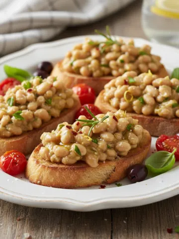 Creamy Smashed Cannellini Bean Crostini: Easy Appetizer Recipe & Tips 4 Creamy Smashed Cannellini Bean Crostini: Easy Appetizer Recipe & Tips