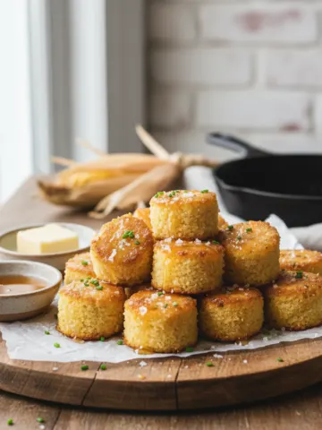 Southern-Style Honey Butter Cornbread Poppers: Sweet & Savory Bite-Sized Bliss