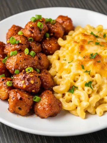 Sweet & Spicy Honey Pepper Chicken with Creamy Mac and Cheese: The Ultimate Comfort Meal