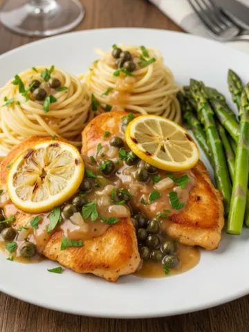 Zesty Chicken Piccata with Lemon Caper Sauce – Best Quick & Flavorful Dinner