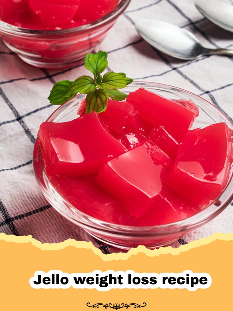 Delicious & Easy Jello Weight Loss Recipe: Your Guilt-Free Treat! 5 Close-up of a vibrant red Jello weight loss recipe with fresh berries, served in a glass bowl.