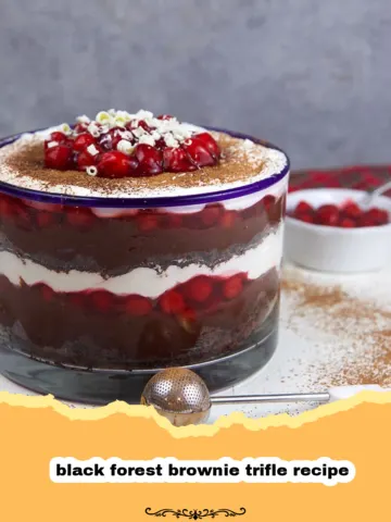 Decadent Black Forest Brownie Trifle: A Layered Dream Dessert