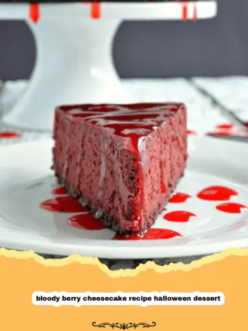 The Ultimate Bloody Berry Cheesecake: A Ghoulishly Delicious Halloween Dessert!