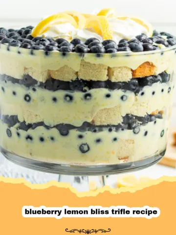 Divine Layers of Zest and Sweetness: The Ultimate Blueberry Lemon Bliss Trifle
