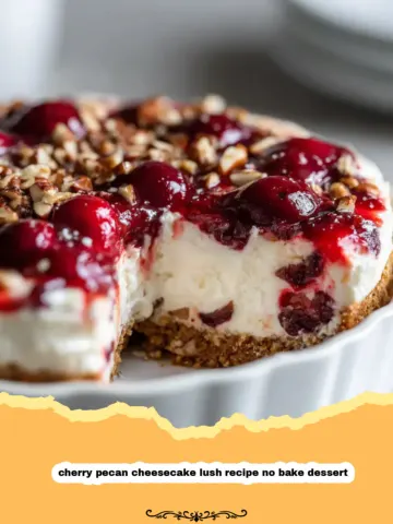 Divine Cherry Pecan Cheesecake Lush: The Ultimate No-Bake Dream Dessert