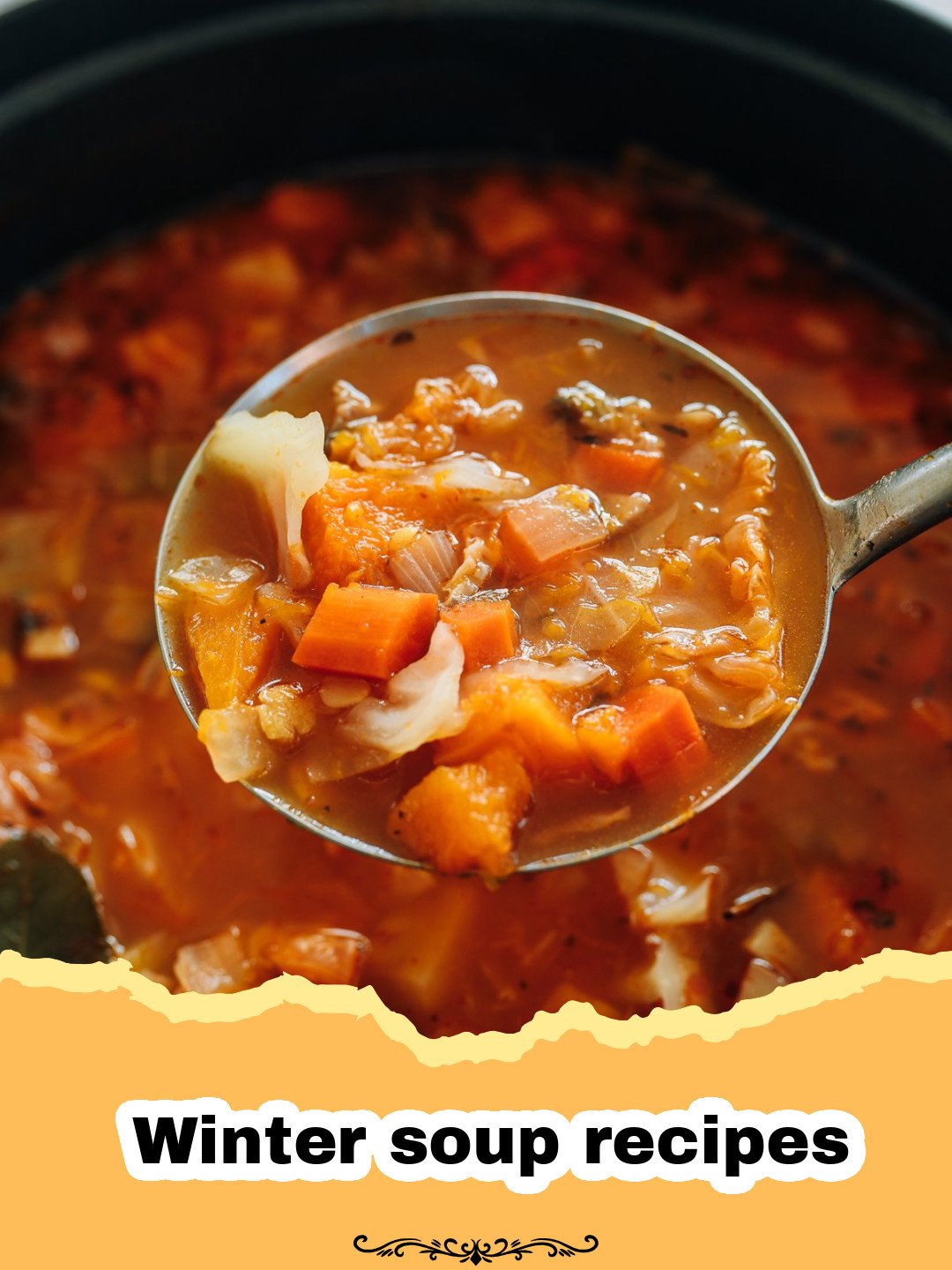 Cozy Comfort: Our Favorite Creamy Roasted Butternut Squash and Apple Soup 3 A steaming bowl of creamy roasted butternut squash and apple soup, garnished with pumpkin seeds and fresh sage, against a cozy winter backdrop.