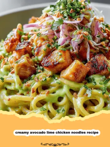 Creamy Avocado Lime Chicken Noodles: Your Ultimate Weeknight Dinner! 15 Creamy Avocado Lime Chicken Noodles: Your Ultimate Weeknight Dinner!