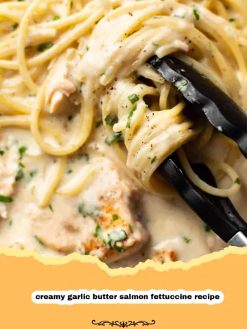 Divine Creamy Garlic Butter Salmon Fettuccine: An Easy Weeknight Indulgence