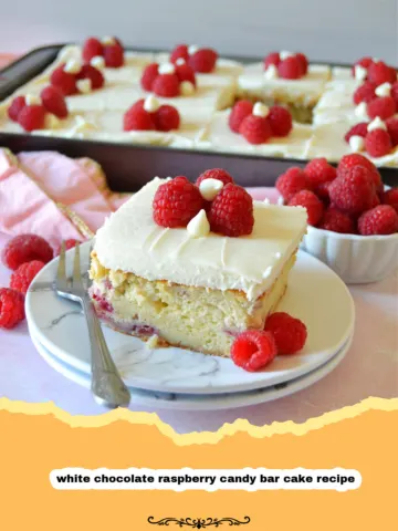 The Ultimate White Chocolate Raspberry Candy Bar Cake: A Decadent Dream! 14 The Ultimate White Chocolate Raspberry Candy Bar Cake: A Decadent Dream!