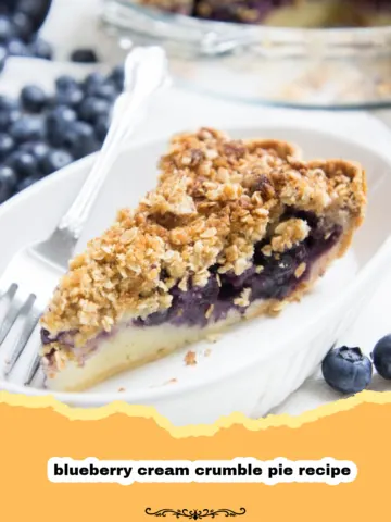 Heavenly Blueberry Cream Crumble Pie: Your New Favorite Summer Dessert! 20 Heavenly Blueberry Cream Crumble Pie: Your New Favorite Summer Dessert!