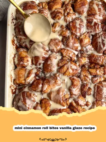 Irresistible Mini Cinnamon Roll Bites with Vanilla Glaze: Your New Favorite Treat! 13 Irresistible Mini Cinnamon Roll Bites with Vanilla Glaze: Your New Favorite Treat!