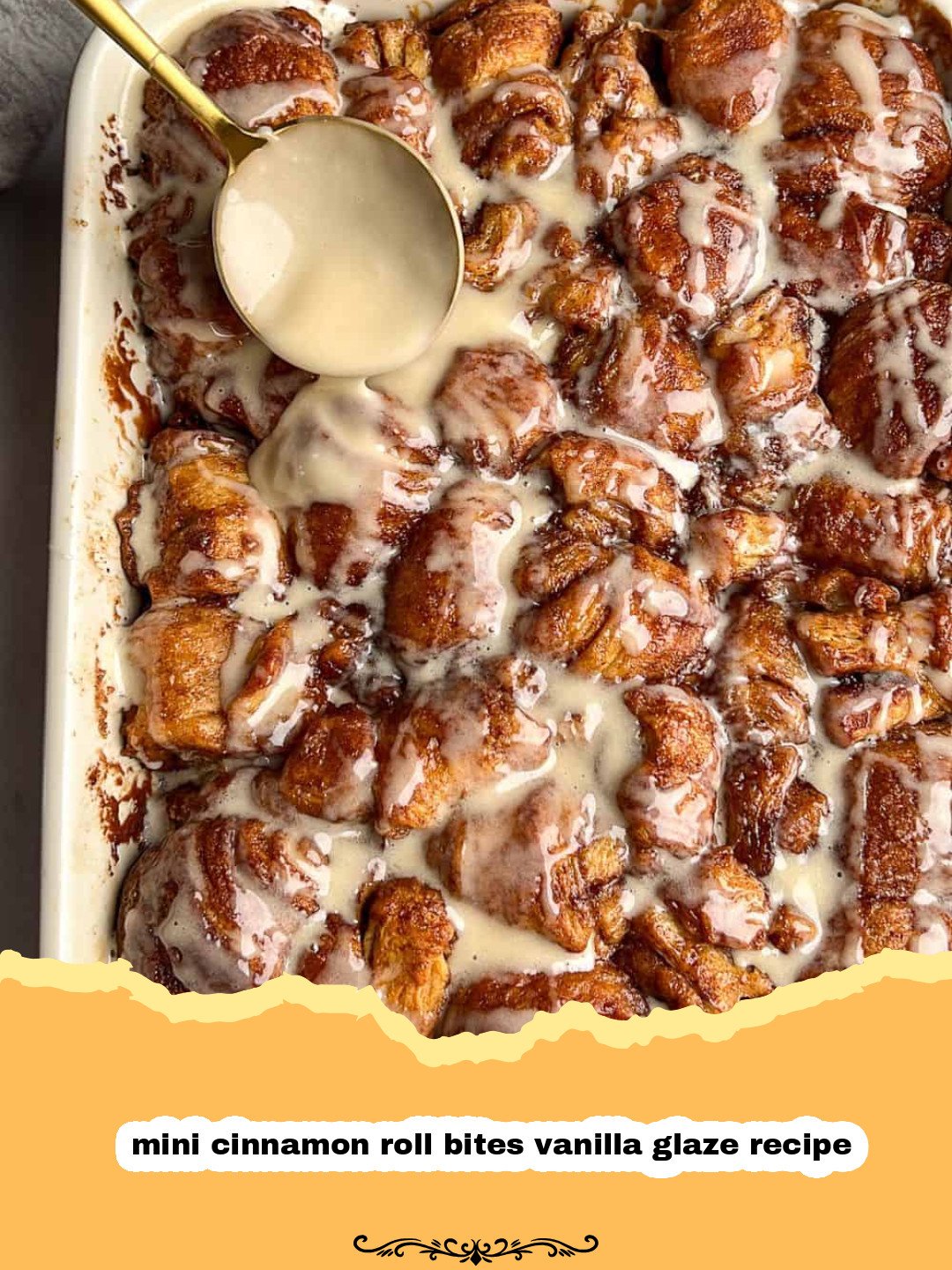 Mini Cinnamon Roll Bites Vanilla Glaze Recipe: 16 Steps to Sweet Perfection