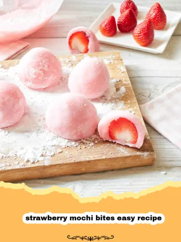 Delightful & Easy Strawberry Mochi Bites: A Chewy, Fruity Dream! 1 Delightful & Easy Strawberry Mochi Bites: A Chewy, Fruity Dream!