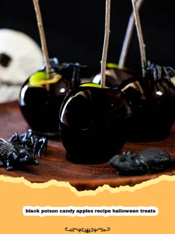 The Ultimate Black Poison Candy Apples Recipe: A Spooky Halloween Delight