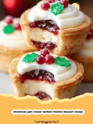 Christmas Jam & Cream Tartlets: Your New Favorite Festive Dessert!