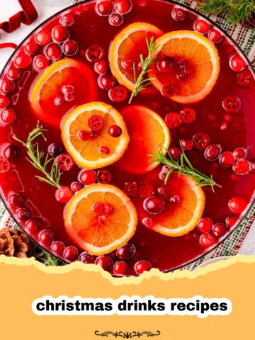 The Ultimate Festive Cranberry Pomegranate Punch: Your Go-To Christmas Drink