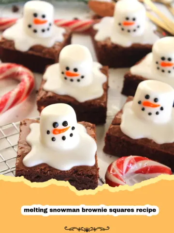 Melting Snowman Brownie Squares: Your Cutest Holiday Treat! 17 Melting Snowman Brownie Squares: Your Cutest Holiday Treat!
