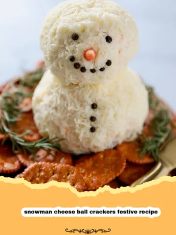 Whimsical & Delicious: The Ultimate Snowman Cheese Ball for Festive Gatherings! 20 Whimsical & Delicious: The Ultimate Snowman Cheese Ball for Festive Gatherings!