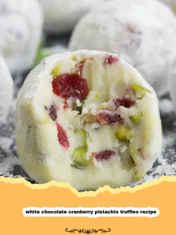 Divine White Chocolate Cranberry Pistachio Truffles: Your New Favorite Holiday Treat! 2 Divine White Chocolate Cranberry Pistachio Truffles: Your New Favorite Holiday Treat!