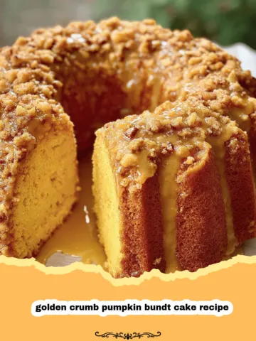 The Ultimate Golden Crumb Pumpkin Bundt Cake: Your New Fall Favorite!