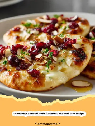 The Irresistible Cranberry Almond Herb Flatbread with Melted Brie: A Holiday Star! 3 The Irresistible Cranberry Almond Herb Flatbread with Melted Brie: A Holiday Star!