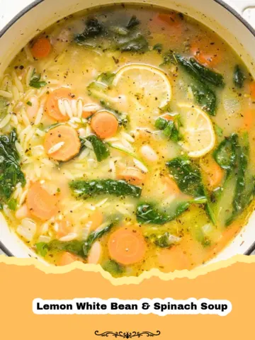 Sunshine in a Bowl: My Favorite Lemon White Bean & Spinach Soup Recipe 22 Sunshine in a Bowl: My Favorite Lemon White Bean & Spinach Soup Recipe